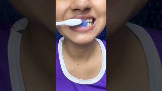 Colgate Visible White Purple Toothpaste Review shorts review [upl. by Ayalahs472]