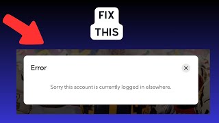 How to Fix Sorry this Account is currently logged in elsewhere in College Football 25 Team Builder [upl. by Petigny596]