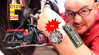 BRAND NEW VS OLD  2022 Honda Super Cub 125 vs 1988 Honda C90  CUBPARISON [upl. by Renaxela477]