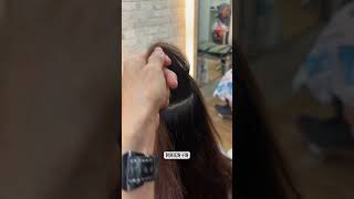 無痕髮根燙 懶人髮型 hair 剪髮 haircut 发型教程 hairstyle 熱門 推薦 剪长头发 hairtutorial 懶人髮型 [upl. by Camala237]