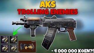 AKS DRUM MAG TROLLING ENEMIES IN ARENA BREAKOUT [upl. by Ahsito]