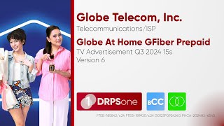 Globe At Home GFiber Prepaid TV Ad Q3 2024 15s Philippines Version 6 BCCST [upl. by Oswal]