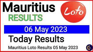 Loto Mauritius Result 06 May 2023  Dernier Tirage le 06 May 2023 [upl. by Myles701]