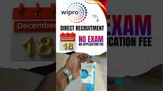 Wipro Urgent Recruitment December 2024 wipro jobsearch [upl. by Baun]