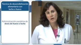 Tratamiento para eliminar alergia a huevo y leche [upl. by Clapper]