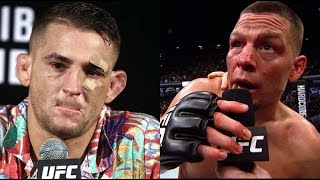 nate diaz vs dustin poirier  Full Fight Highlights 2022 HD  Slow Motion Replay Knockouts [upl. by Halette]