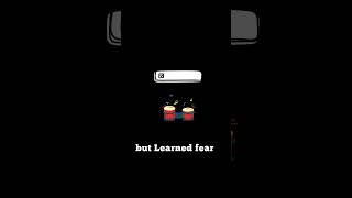 Instinctive vs Learned Fear What’s the Difference facts education fear shorts [upl. by Candyce143]