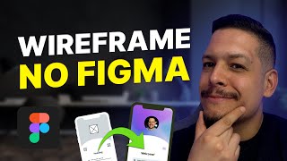 Wireframe no Figma  SIMPLES e Muito Útil para UX Design [upl. by Euqenimod]