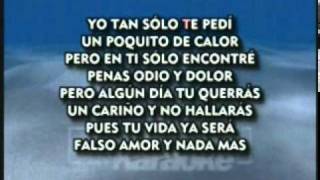 karaoke los bukis  falso amormpg [upl. by Grimes]