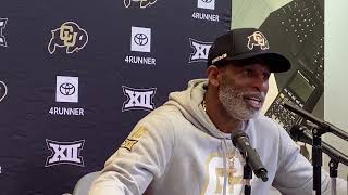 Deion “Coach Prime” Sanders press conference after loss to Nebraska [upl. by Aznaed]