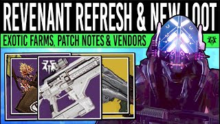 Destiny 2 NEW REVENANT QUESTS amp EXOTIC LOOT Reset INFO New Weapons Exotic Farms amp More 22 Oct [upl. by Eigna]