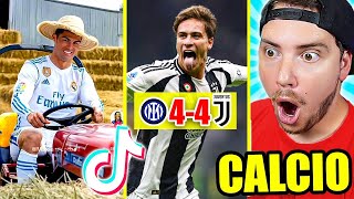 REAZIONE ai TIKTOK sul CALCIO  INTERJUVE 44 Ma siamo impazziti [upl. by Ahsaf]