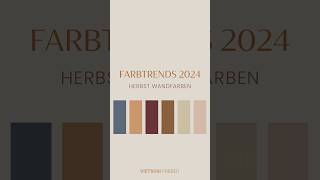 😍Farbtrends Herbst2024🍁🍂trendstrends2024herbstfarben wandfarbeninneinrichtungen burgundy [upl. by Seyer836]