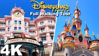 Disneyland Paris Walking Tour 4K [upl. by Eoj639]