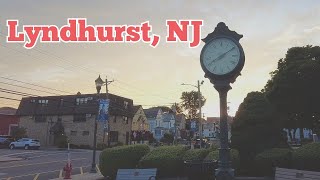 Evening walk in Lyndhurst New Jersey USA  Stuyvesant Ave to Ridge Rd [upl. by Fenner545]