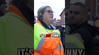 Everton Security Confronts Fulham Fan 😱 [upl. by Derrej]