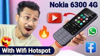 Nokia 6300 4G All Features Phone Killer🔥  Unboxing and review  Nokia Keypad Phone [upl. by Merell]