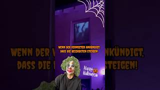 Wenn der Vermieter zweimal klingelt🎃🤡 vermögensaufbau halloween [upl. by Marilou]