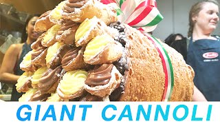 How to make a GIANT Cannoli Cake  Meet Chris [upl. by Maurer600]