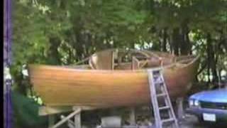 Constructing Bivalve a wooden sailboat [upl. by Yarg657]