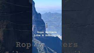 Rope Walker ropewalker ropewalking shortsfeeds ytshorts [upl. by Melva]