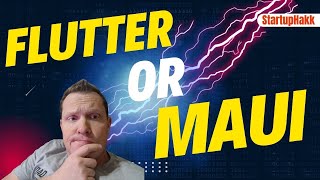 Flutter or Maui  Which is better NET Maui or Googles Flutter [upl. by Ylecic]