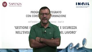 Gestione del rischio da agenti fisici e tecnologie ergonomiche di prevenzione  Pietro Nataletti [upl. by Winne]