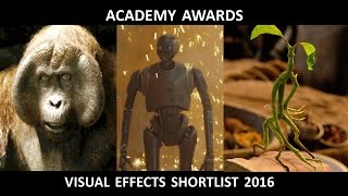 Academy Awards Visual Effects Shortlist Reel 2016 [upl. by Lorenza701]