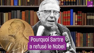 Pourquoi Sartre atil refusé le prix Nobel [upl. by Aztilay]