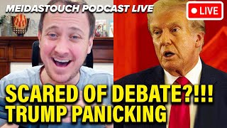 LIVE Trump FREAKS OUT before DEBATE…HUMILIATING DISPLAY [upl. by Kalvin]