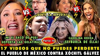 ¡LOS MEJORES MEMES VS XÓCHITL TOP 17 PALIZAS VS XÓCHITL GÁLVEZ 16 ¡SACO DE PUS VS GELATINAS [upl. by Chloette]