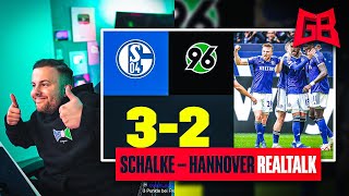 ENDLICH WIEDER GEWONNEN 😍 GamerBrother REALTALK über SCHALKE  HANNOVER 🔥 [upl. by Uchish]