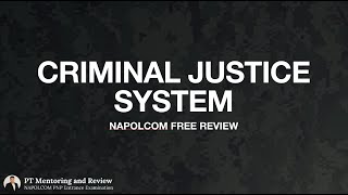 CRIMINAL JUSTICE SYSTEM  Napolcom PNP Entrance Exam Review [upl. by Naie407]