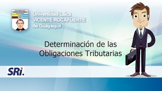 Determinación de las Obligaciones Tributarias  Consistencias con otras informaciones [upl. by Kirtley548]