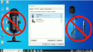 How To Fix External Microphone Not Working In Windows 1011 [upl. by Rebah]