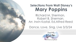 Selections from Walt Disneys Mary Poppins  Arr Kostal Ed Alfred Reed  FHACB [upl. by Keryt]