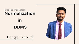 Normalization  DBMS  Bangla Tutorial [upl. by Akinar]