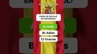 Saudações em espanhol quiz auladeespanhol espanholparabrasileiros quiz quizespaña [upl. by Dlarrej888]