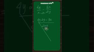 👍 CARA MUDAH PENGURANGAN PECAHAN ALJABAR ekobudoyo trikmatematika trikdantips trikcepat quiz [upl. by Sivolc771]