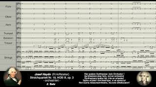 Haydn Digital Hoffstetter Streichquartett Nr 18 Hob III opus 3  orchestriert [upl. by Ahseekan]