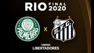 Gol  Palmeiras 1 x 0 Santos  Final Libertadores Rio 2020  SBT HD [upl. by Kan17]