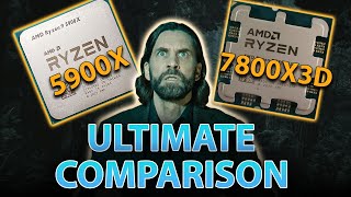 Ryzen 5900X VS 7800X 3D My Ultimate 1440P Comparison New Games [upl. by Nore]