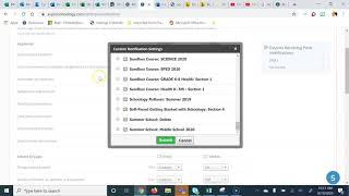 TEACHERS Schoology HowTo Adjusting Notification Settings in Schoology [upl. by Eikcir819]