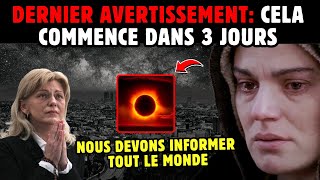 🚨IL Y A 4 MINUTES JESPÈRE 1 MILLION DE PERSONNES SONT ALERTES À TEMPS  MESSAGE DE LA VIERGE MARIE [upl. by Staley]