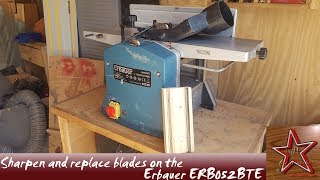 Planer Blade Sharpening  Simple Jig [upl. by Kalindi790]