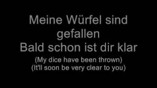 Oomph  Zuviel Liebe kann dich töten Lyrics w English Translation [upl. by Venable]