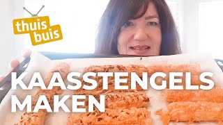 Kaasstengels maken  ThuisKoken [upl. by Cressida]