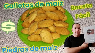 Piedras de maiz y piloncillo galletas deliciosas [upl. by Azil]