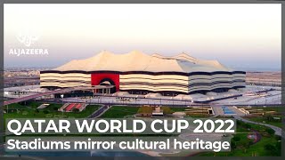 Qatar World Cup sustainable stadiums mirror cultural heritage [upl. by Guenna]