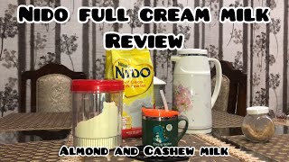 Nido full cream milk powder Review lets make almond milk for my toddler nidofullcreammilk [upl. by Labotsirhc]